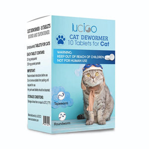 Lucico Dewormer for Cats and Kittens - 10 Tablets