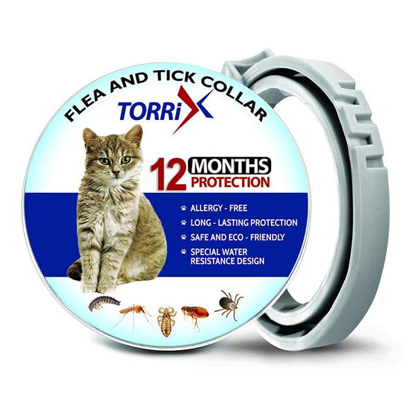 Torrix 12 Month Flea Tick Prevention Collar for Cats Kittens